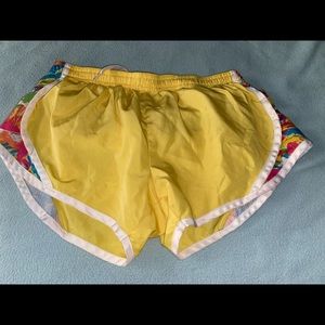 Yellow soffe shorts